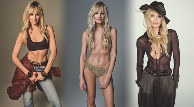 Candice Swanepoel Strips Down—Topless & Tempting in Photoshoot for Elle Italia!