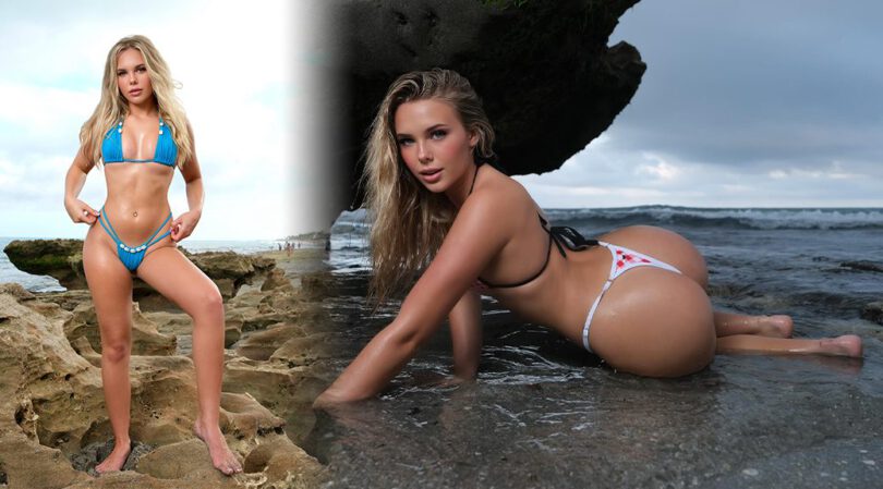 Ellie Blue’s Thong Bikini is a Booty Lover’s Dream Come True!
