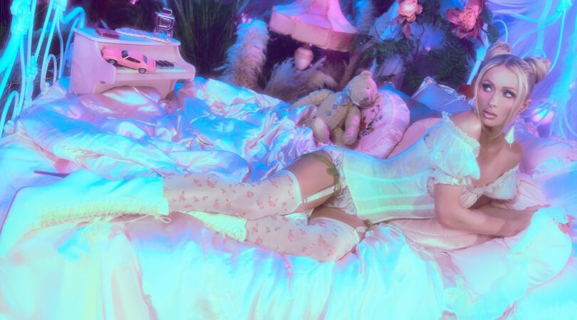 Paris Hilton Stuns in Futuristic & Sexy Photoshoot for Infinite Icon!