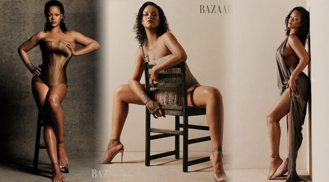 Rihanna Stuns Showing Off Sexy Body and Curves in Harper’s Bazaar 2025 Photoshoot