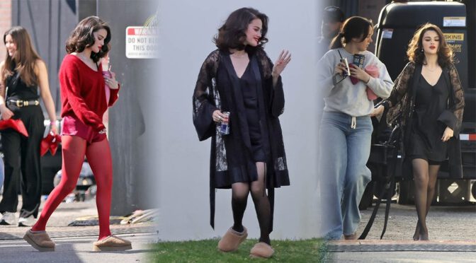 Selena Gomez Slays in a Chic & Sultry Look on Her Music Video Set!