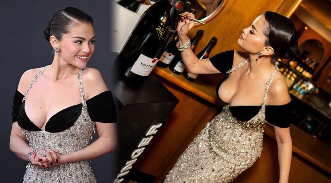 Selena Gomez Stuns at BAFTAs with Eye-Popping Cleavage!