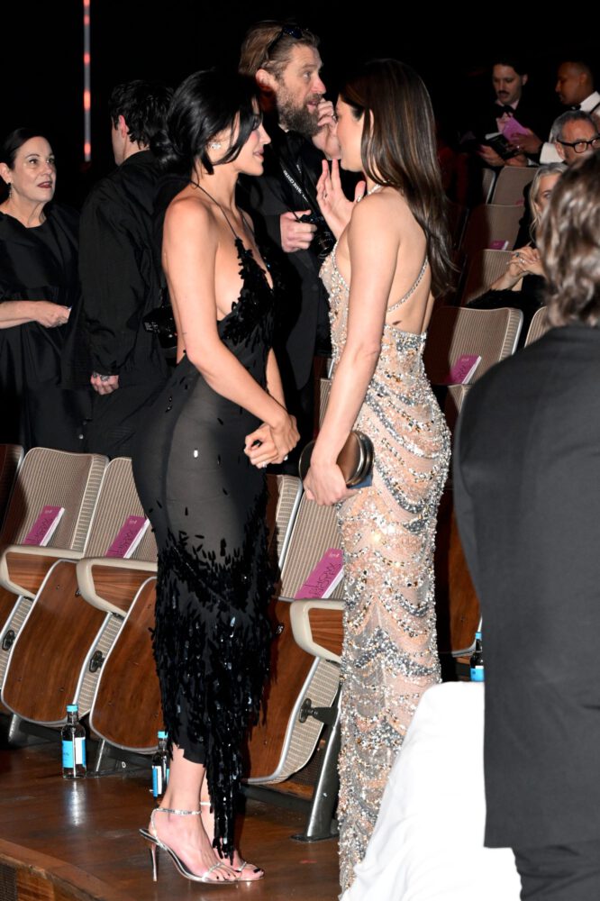 Kylie Jenner Braless Cleavage Sexy Legs Bafta