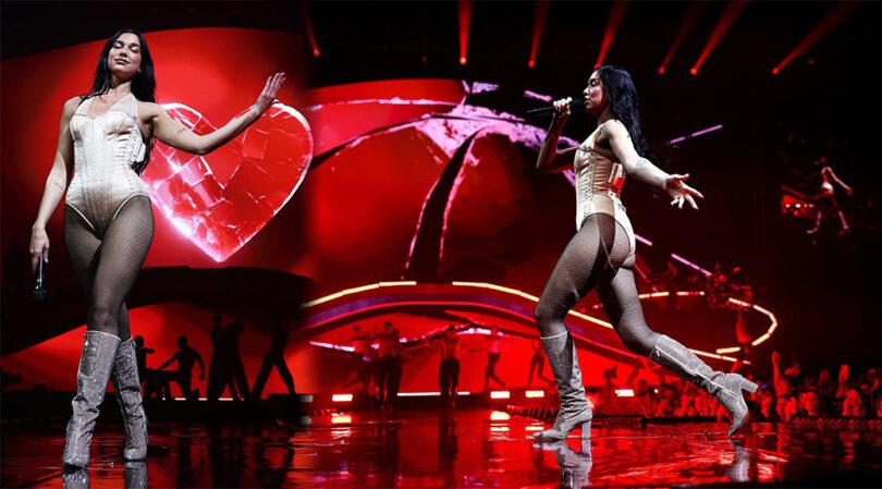 Dua Lipa’s Legs Stole the Stage in Fishnets & Heels — Sydney Couldn’t Handle Her!
