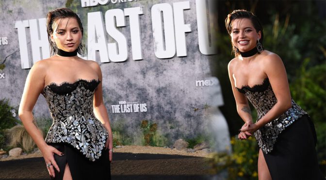 Isabela Merced Wows in Glamorous Gown at ‘The Last of Us’ S2 Premiere