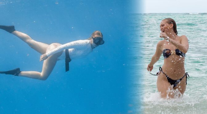 Jordyn Jones Flaunts That Bikini Booty in Wet & Wild Angelina Venturella Shoot!