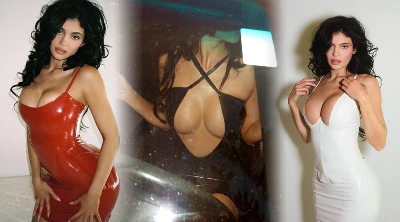 Kylie Jenner Unleashes Boobs & Killer Cleavage in Scorching Sexy Khy x POSTER GIRL Collection