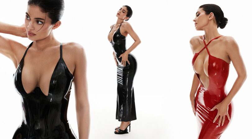 Kylie Jenner’s Big Boobs and Insane Cleavage in Khy x POSTER GIRL Latex Shoot!