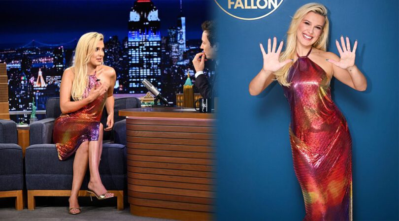 Millie Bobby Brown Sexy & Braless—Pokies Steal the Show on Jimmy Fallon!