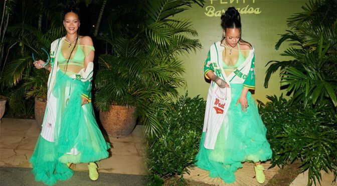 Rihanna’s Bikini Top Outfit Steals the Show at Fenty Party in Barbados!