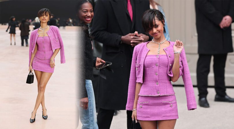 Tyla’s Sexy Legs Steal the Show in Skimpy Mini at Paris Fashion Week