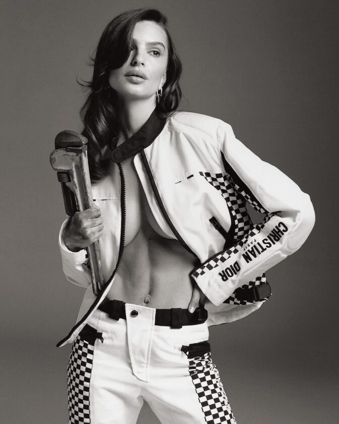 Emily Ratajkowski Pop Mag Spring Shoot