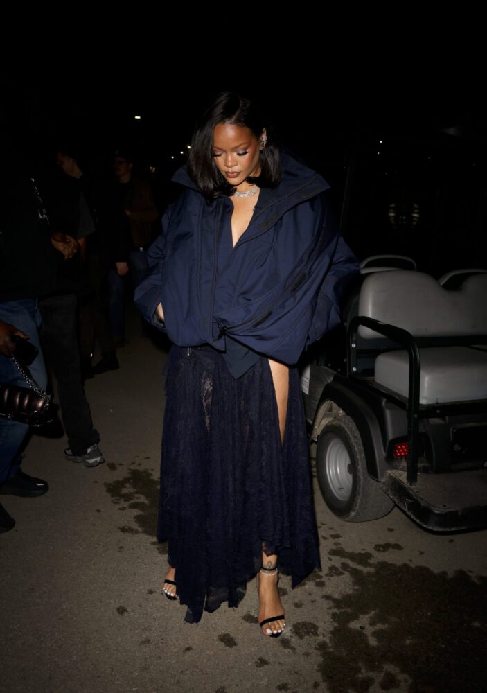 Rihanna Ass Panties See Through Dress Rolling Loud