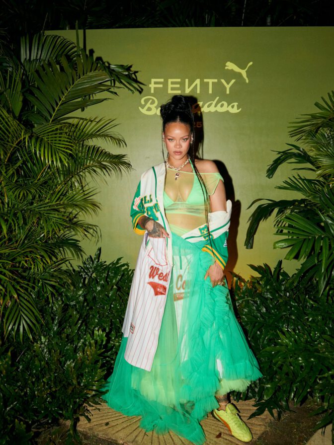 Rihanna Bikini Top Look Fenty Party Barbados