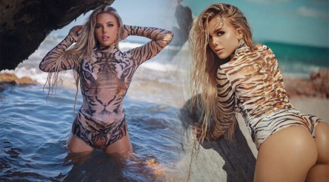 Wet, Tight & Raw – Ellie Blue Bares Her Sexy Body for Grzegorz Scigaj Shoot