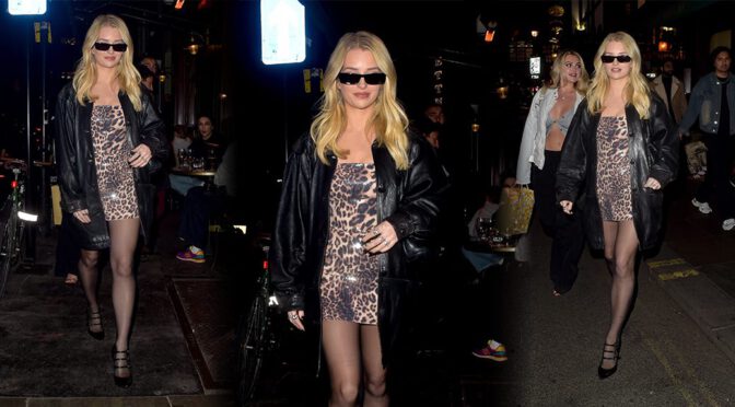 Lottie Moss Flaunts Her Killer Legs in Wild Mini Dress on London Night Out