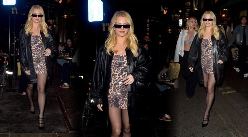 Lottie Moss Flaunts Her Killer Legs in Wild Mini Dress on London Night Out