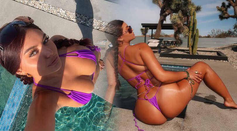 Sofia Jamora Shows Off Her Spectacular Booty in Barely-There Bikini