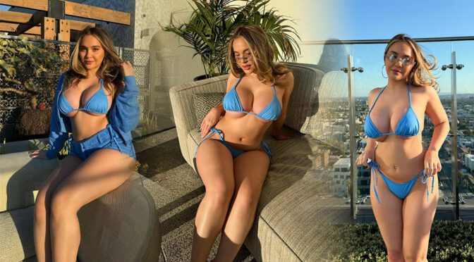 Those Curves Don’t Lie: Stella’s Big Boobs Steal the Spotlight in Bikini Tease