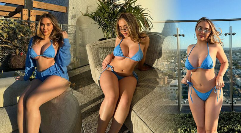 Those Curves Don’t Lie: Stella’s Big Boobs Steal the Spotlight in Bikini Tease