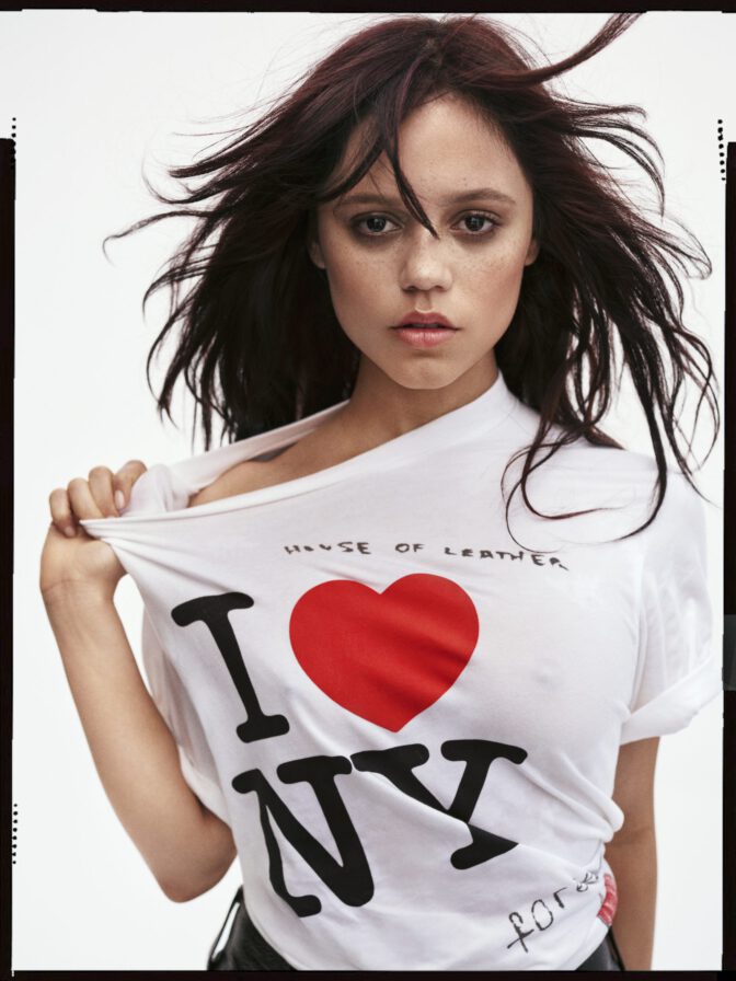 Jenna Ortega Braless V Magazine Summer Shoot