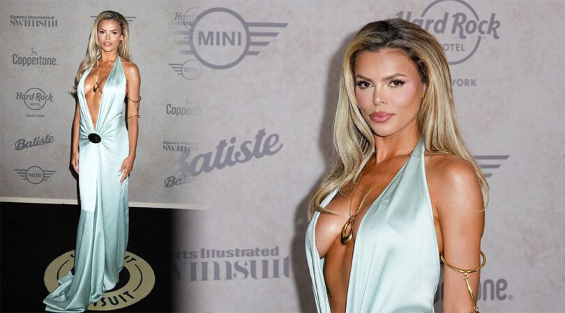 Boobs on Full Display: Brooks Nader’s Cleavage Stuns NYC SI Event