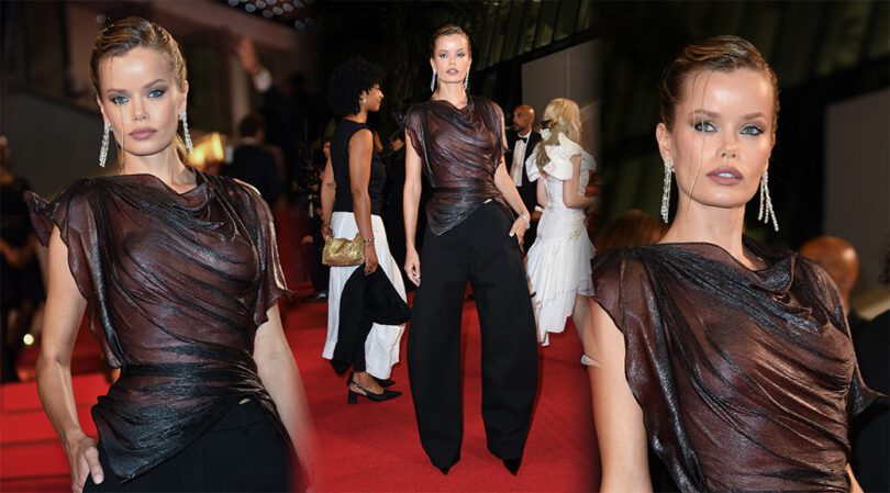 Frida Aasen Unleashed: See-Through Top & Killer Curves Dominate Cannes “Alpha” Red Carpet