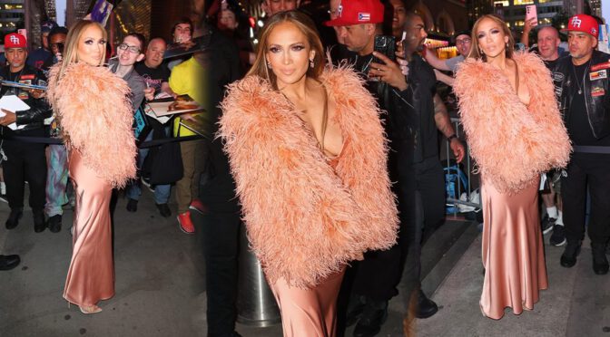 Jennifer Lopez Braless in NYC: Nip Slip Chaos at Ring Them Bells!