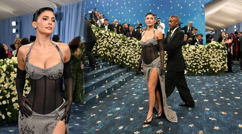 Kylie’s Curves Unleashed: Massive Cleavage & Thigh-High Slit at Met Gala
