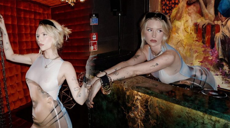 Braless Bombshell! Lottie Moss Flaunts Her Bare Boobs in See-Through Dress