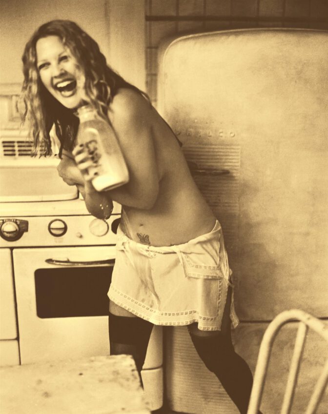 Drew Barrymore Sexy Naked Topless Rolling Stone