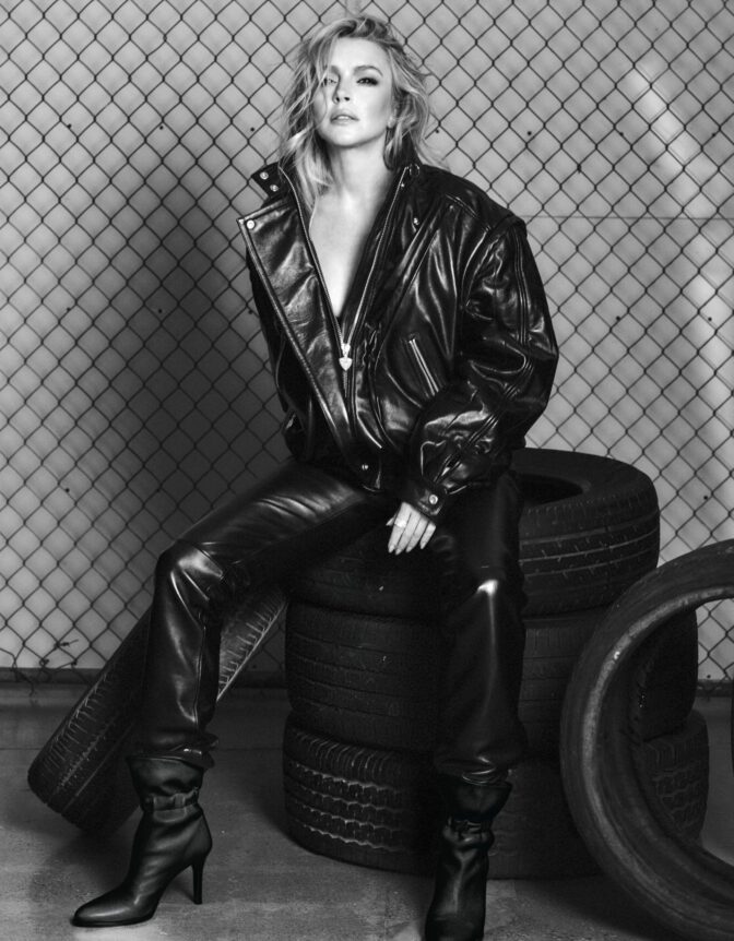 Lindsay Lohan Elle Usa Fashion Editorial