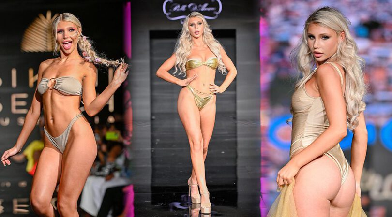 Eye-Popping Curves! Brooklyn Riley Dominates the Runway in Sizzling Style