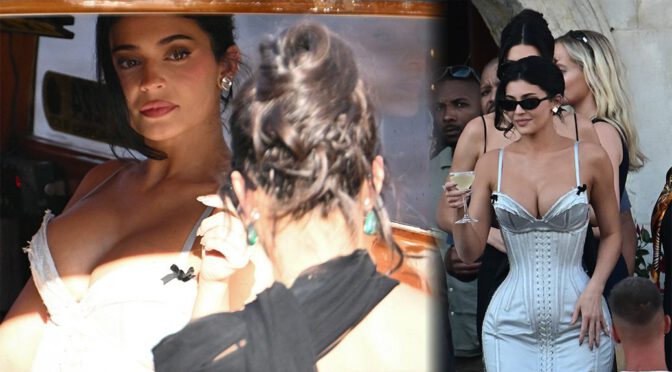 Kylie Jenner’s Boobs Practically Exploded Out of That Corset in Venice