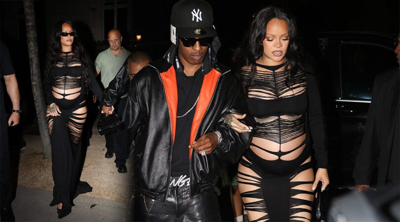 Rihanna’s Showstopping Paris Look: Baby Bump & Edgy Style on Full Display