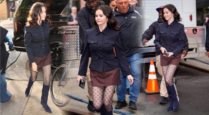 Hot Alert: Selena Gomez’s Stunning Legs Steal the Show in Daring Sheer Pantyhose!