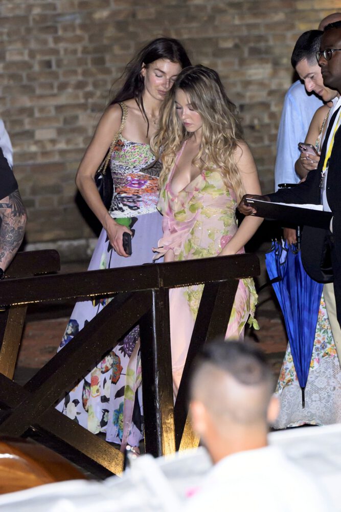 Sydney Sweeney Cleavage Venice Wedding Bezos