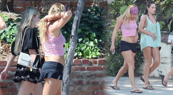 Tight Top, Tiny Skirt – Addison Rae’s Booty Is Working Overtime in LA