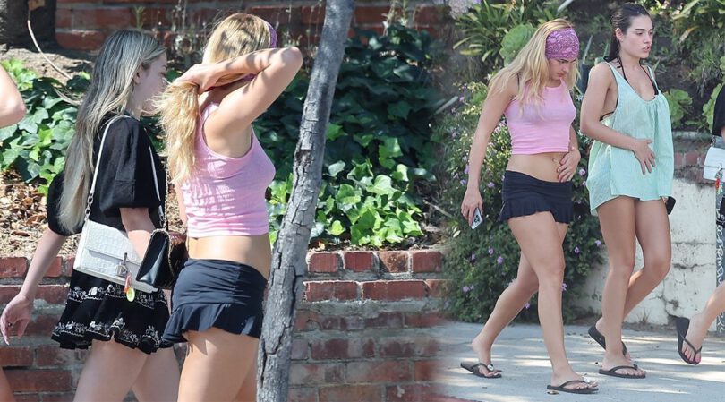 Tight Top, Tiny Skirt – Addison Rae’s Booty Is Working Overtime in LA