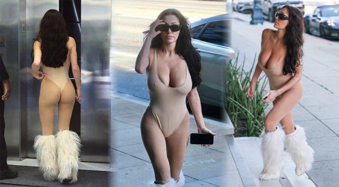 Bianca Censori Nearly Naked: Bodysuit Clings to Every Inch of Her Body