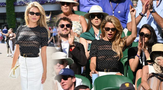 Brooks Nader Braless at Wimbledon: Nip Slip & Sheer Heat!