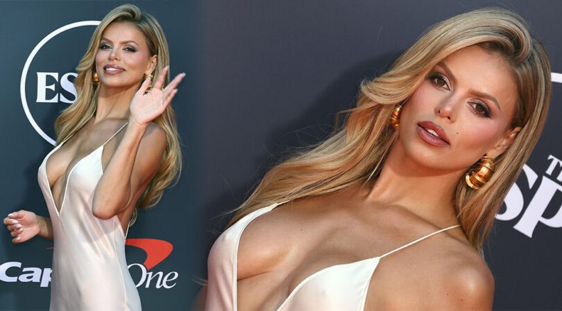 No-Bra Bombshell! Brooks Nader’s Nip-Teasing ESPYs Dress Shuts Down Red Carpet