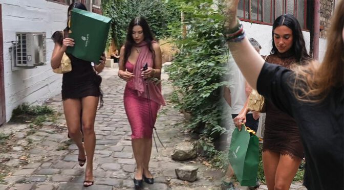 Dua Lipa Turns Heads in a Daring Mini Dress While Shopping in Paris