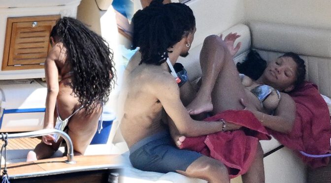 Halle Bailey’s Bikini Bottom Vanishes – Bare Ass & Boob Slip Chaos on Yacht!