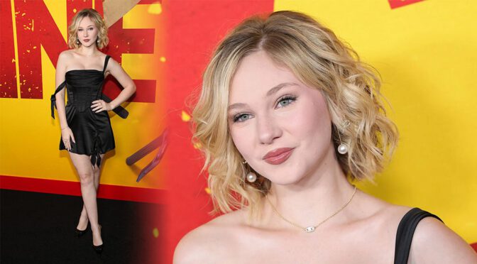 Busty Red Carpet Moment: Lily Brooks O’Briant’s Cleavage Show Steals the Night