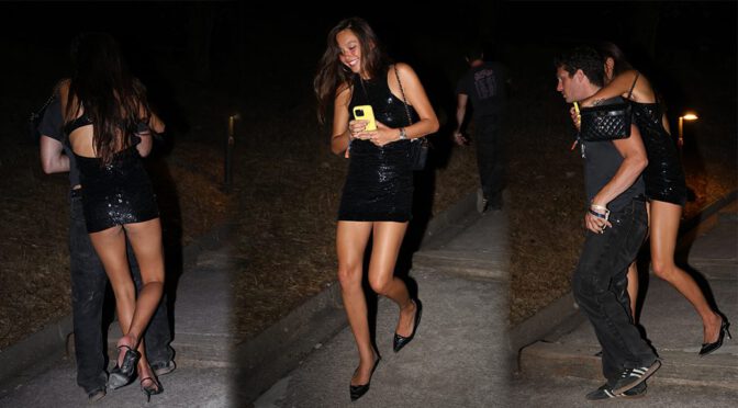 Lily Chee’s Ass on Full Display — Panties Out, Legs Open, Dress Up