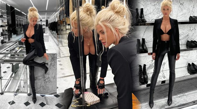 Nata Lee Rocks a Bra-Busting Blazer Look That Screams Sex Appeal