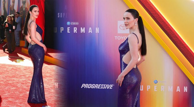Rachel Brosnahan’s Ass & Cleavage Stole the Superman Premiere
