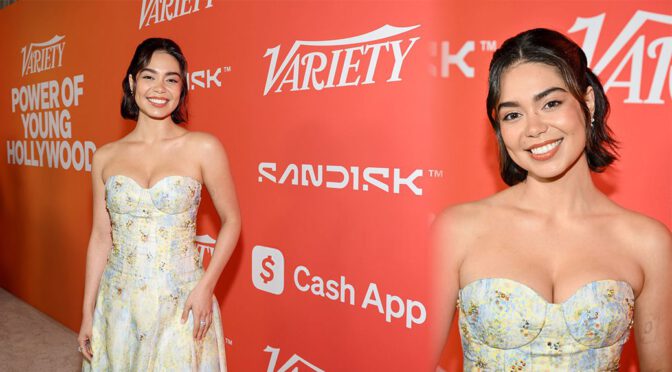 Auli’i Cravalho Pours Out of Strapless Corset at Variety’s Young Hollywood Bash