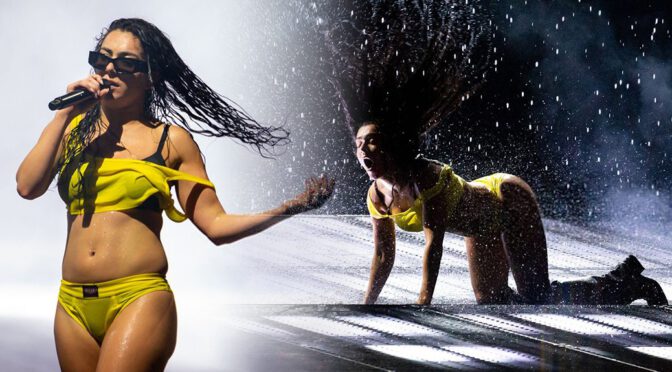 Charli XCX’s Wet & Wild Underwear Show: Every Curve on Display